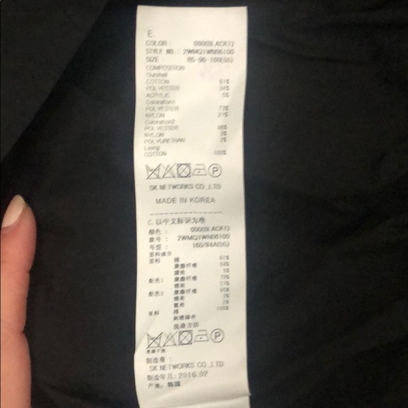 NWOT—O’2nd Black Copped Bomber jacket, us2 - Picture 7 of 7